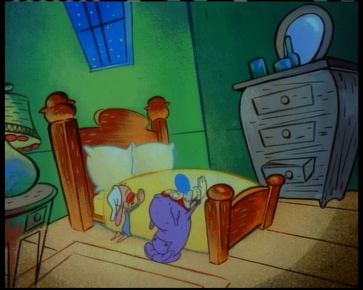 Plays when Ren and Stimpy are praying.