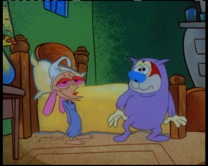 Plays when Ren buttons Stimpy.