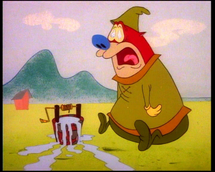 Plays when Stimpy is crying as his tears fill up the well.