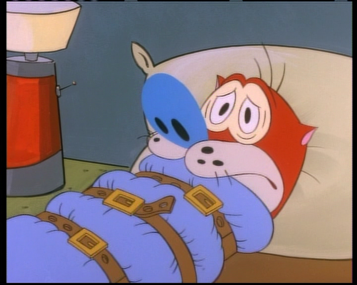 Plays when Stimpy is tied up.