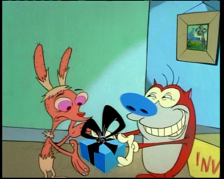 Plays when Stimpy introduces Stay-Put Socks.