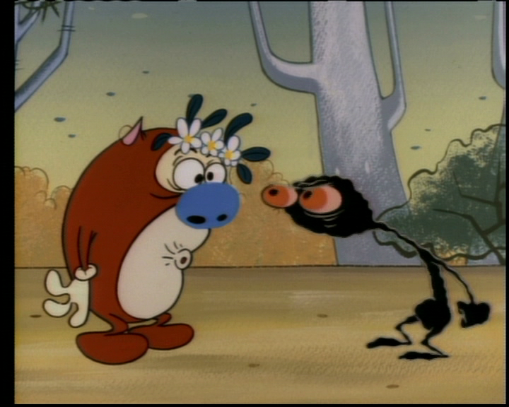 Plays when a charred Ren punches Stimpy.