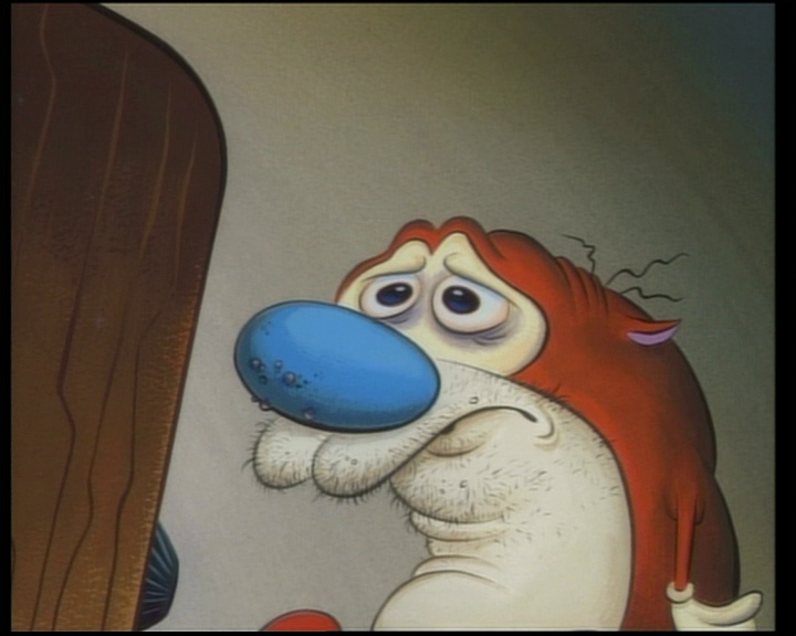 Plays when Stimpy is staring at the TV, sad.